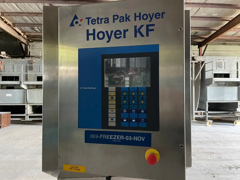 Congelador continuo Tetra Pak Hoyer KF 1000XC (9TR, (3) motores incluidos con panel de control)