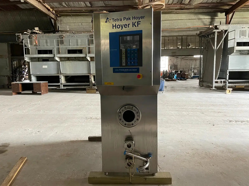 Congelador continuo Tetra Pak Hoyer KF 1000XC (9TR, (3) motores incluidos con panel de control)
