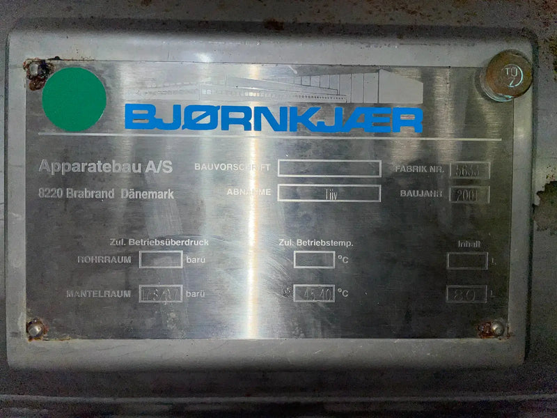 Congelador continuo Tetra Pak Hoyer KF 1000XC (9TR, (3) motores incluidos con panel de control)