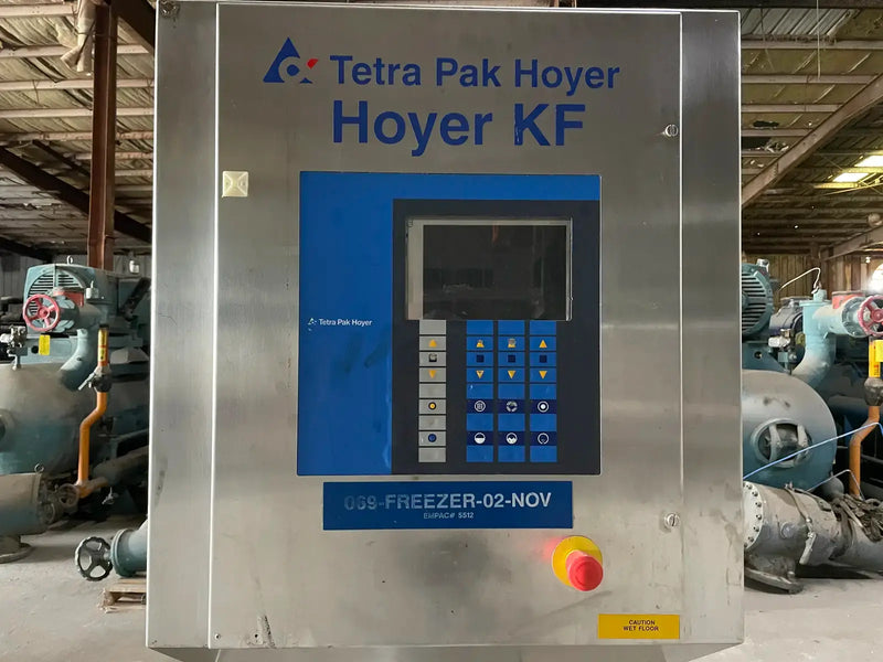 Congelador continuo Tetra Pak Hoyer KF 1000XC (9TR, (3) motores incluidos con panel de control)