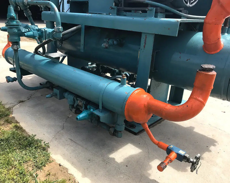 Frick RXB-39 Rotary Screw Compressor Package (Frick XJS120L, 100 HP 208-230/460 V, Frick Micro Control Panel)