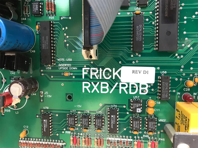 Frick RXB-39 Rotary Screw Compressor Package (Frick XJS120L, 100 HP 208-230/460 V, Frick Micro Control Panel)