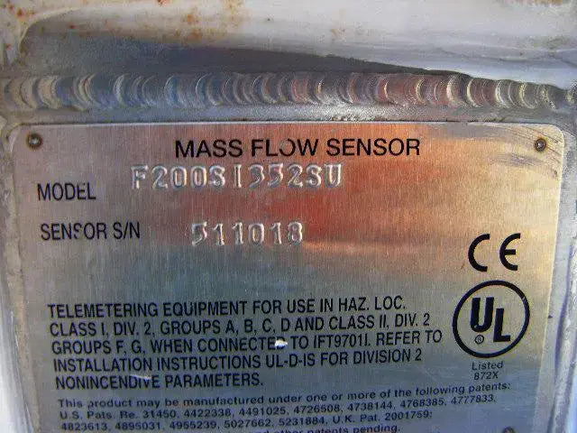 Sistema de medición de densidad y flujo Coriolis Micromotion serie F