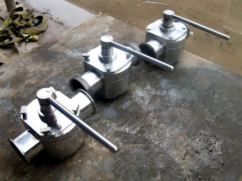 Koltek 2-Way Stainless Steel Hand Valves - 3 in.