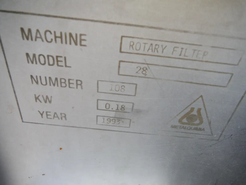 Metalquimia Rotary Screen Filter