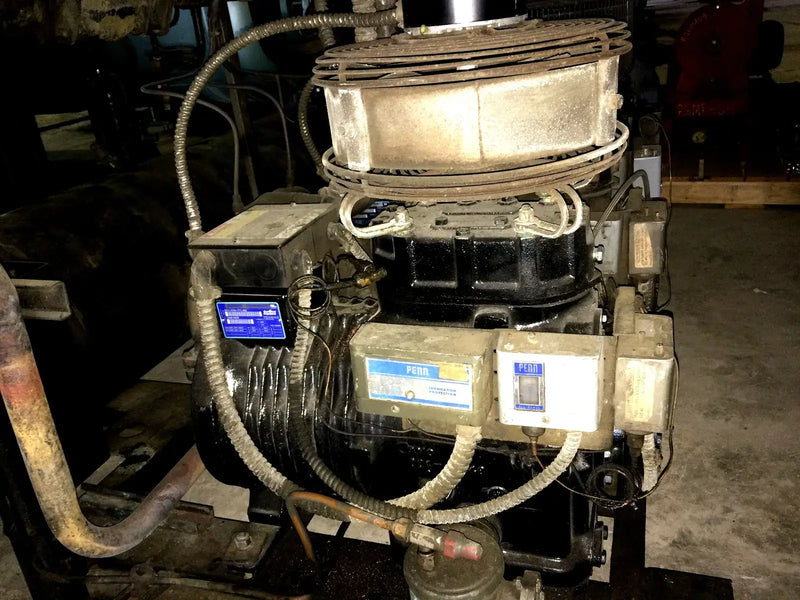 Hill Refrigeration Freon Refrigerant Compressor Rack - 30 HP
