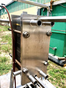 Patín HTST de acero inoxidable