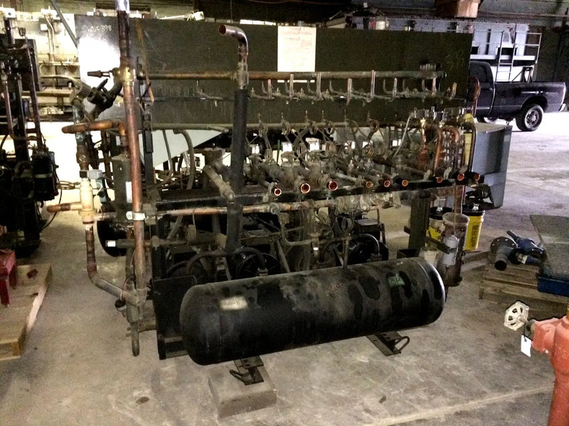 Hill Refrigeration Freon Refrigerant Compressor Rack - 30 HP