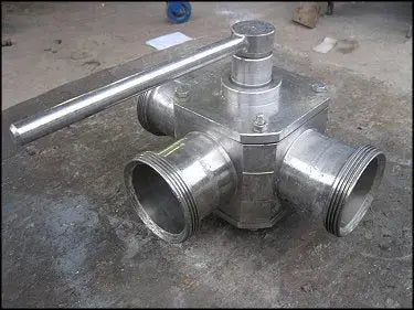 Koltek 3-Way Stainless Steel Hand Valves - 3 in