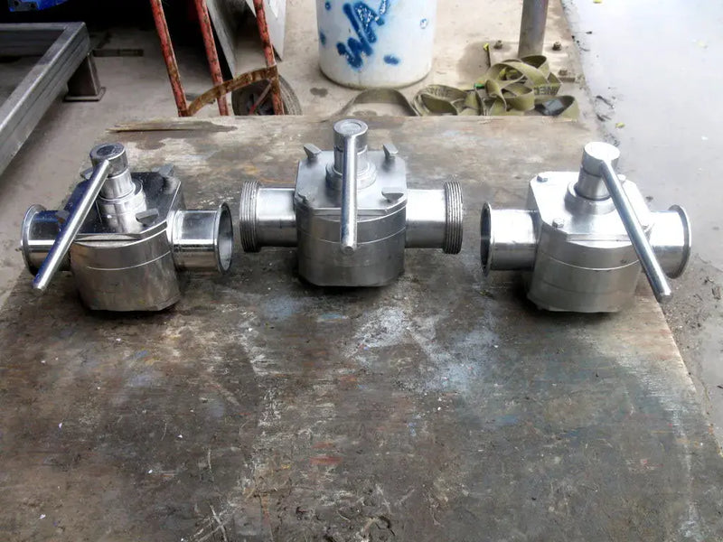 Koltek 2-Way Stainless Steel Hand Valves - 3 in.