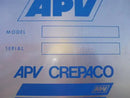 Intercambiador de calor de placas de acero inoxidable APV - 470 pies cuadrados. Pie.