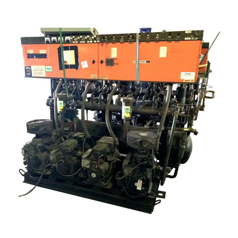 Hill Refrigeration Freon Refrigerant Compressor Rack - 40 HP