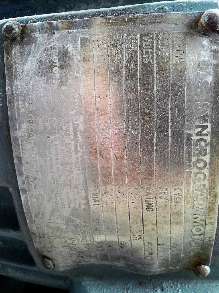 Flange Mount Gear Reduction Mixer - 3 HP