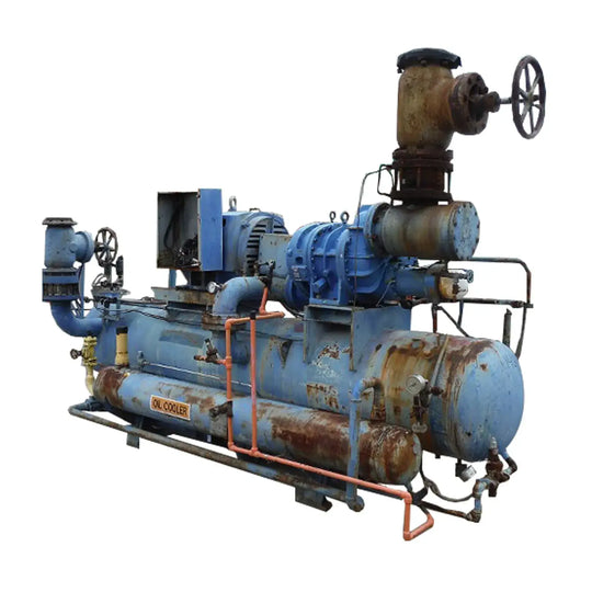 Paquete de compresor de tornillo rotativo FES 350 (Dunham-Bush 2510, 500 HP, 460 V)