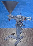 Stainless Steel 2-Head Pneumatic Piston Filler- 23 cu. in.