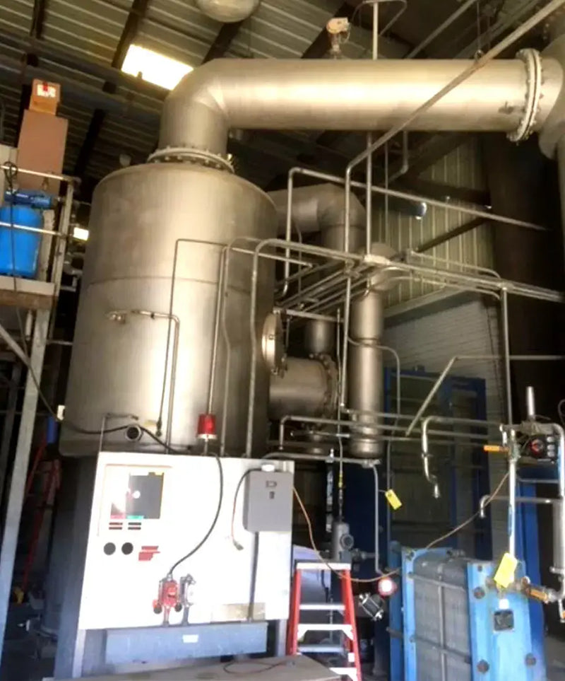 Sistema de evaporación Schmidt de 4 efectos