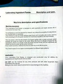 Unused 2007 WCB Ice Cream Ingredient Feeding Machine