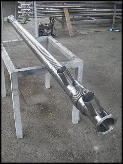 APV 316 Stainless Steel Corrugated Double Tube Heat Exchanger