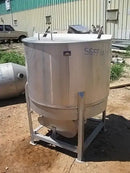 Stainless Steel Holding Tank with Discharge Pump - 100 Gallons