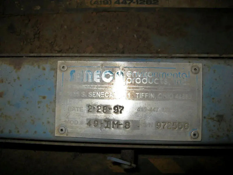 Seneca Environmental Products, Inc. Reverse Jet Dust Collector