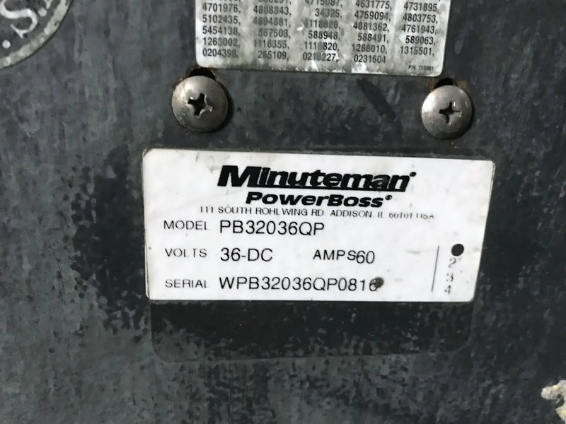 Minuteman PowerBoss 32 Floor Scrubber / Sweeper