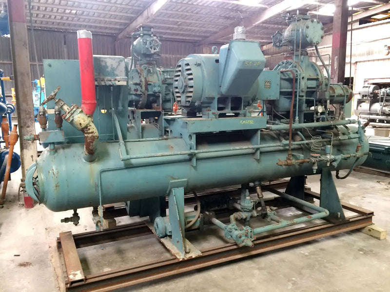 Frick RWB-II-60 Rotary Screw Compressor Package (Frick TDSH163S, 150 HP 230/460 V, Frick Micro Control Panel)
