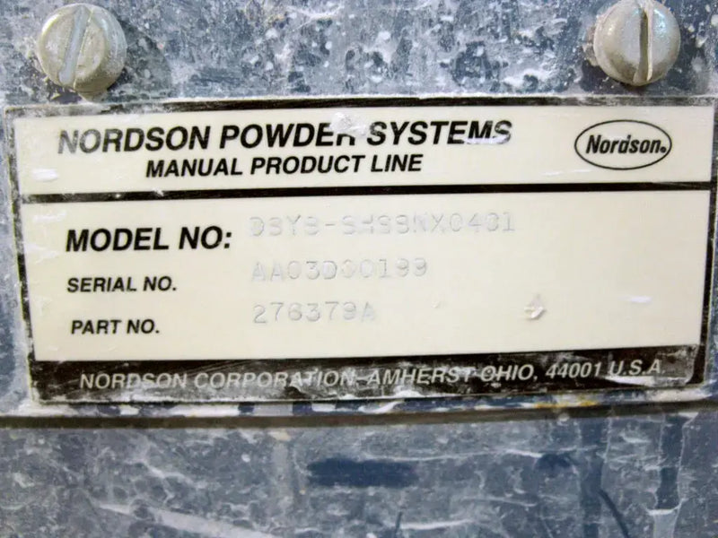 Nordson Corporation Fluidized Powder System with Hopper