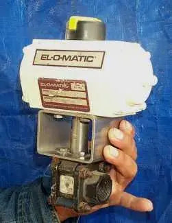 Válvula de bola accionada por aire