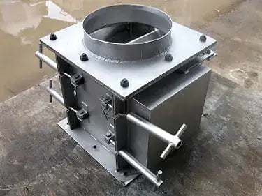 Bunting Magnetics Co. Powder Flow Thru Magnet