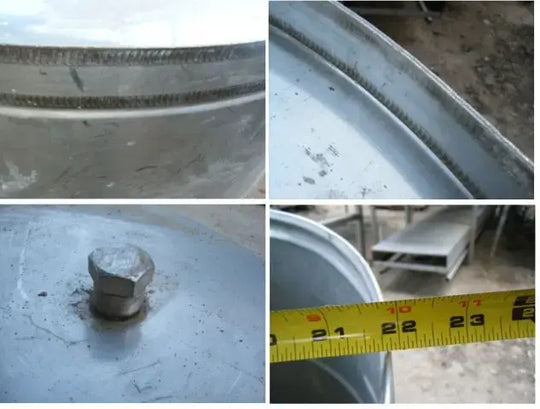 Tanque de tambor de acero inoxidable -55 galones