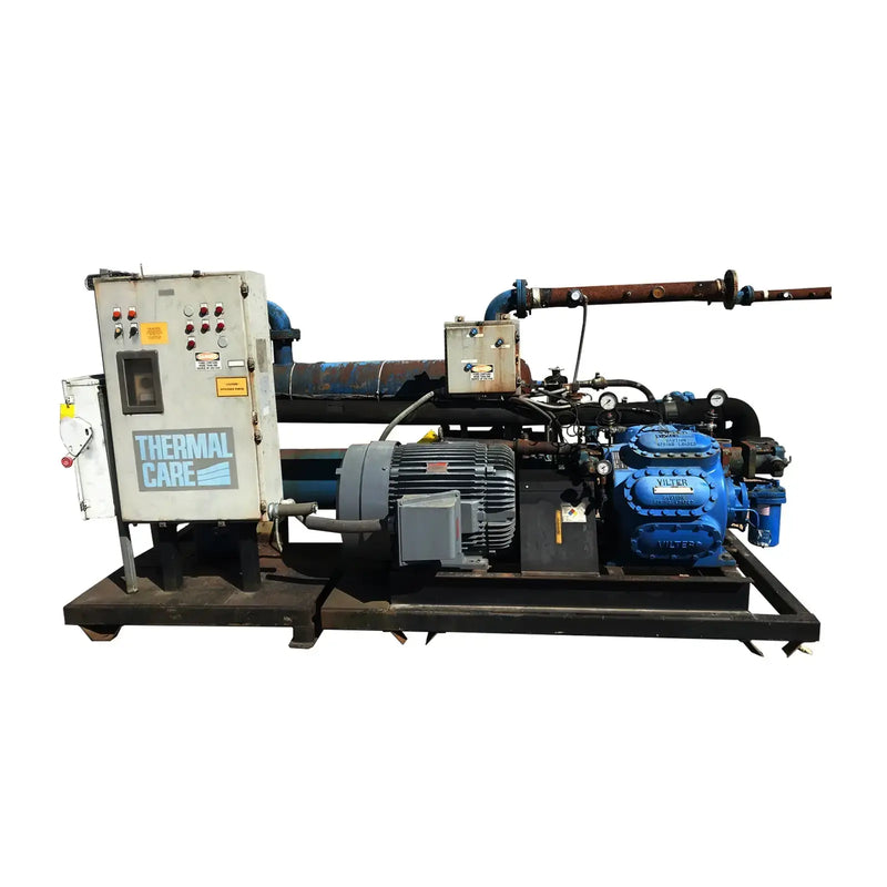 Thermal Care Water Cooled Chiller Skid - 125 HP