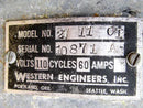 Western Engineers, Inc. 2711CB Serpentín evaporador de amoníaco (baja temperatura)
