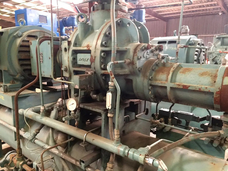 Frick RWB-II-60 Rotary Screw Compressor Package (Frick TDSH163S, 150 HP 230/460 V, Frick Micro Control Panel)