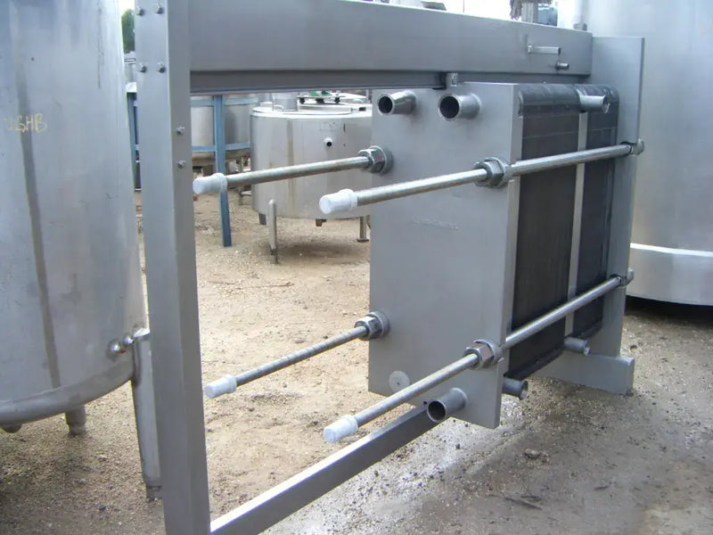 Alfa Laval Stainless Steel Heat Exchanger - 676 Sq. Ft.