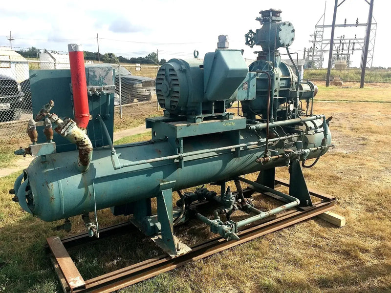 Frick RWB-II-60 Rotary Screw Compressor Package (Frick TDSH163S, 150 HP 230/460 V, Frick Micro Control Panel)