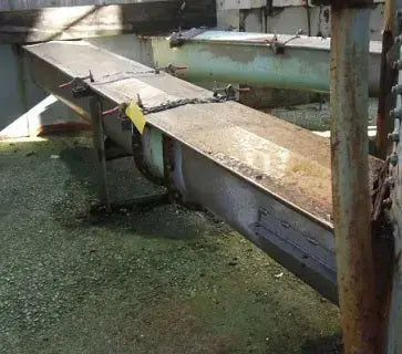 Barrena de descarga de acero inoxidable de 10 pulg.