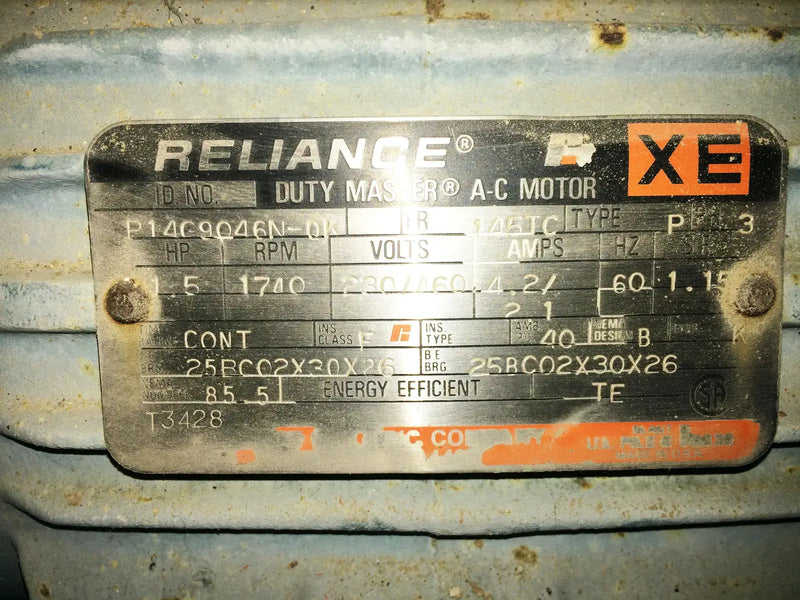 Moyno SSQ/AAA - 3FC3 Positive Displacement Pump (1.5 HP)