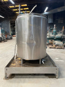 Stainless Steel Jacketed Tank Skid with Controls - 165 Gallon