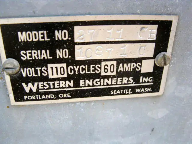 Western Engineers, Inc. 2711CB Serpentín evaporador de amoníaco (baja temperatura)