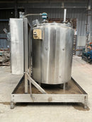 Stainless Steel Jacketed Tank Skid with Controls - 165 Gallon