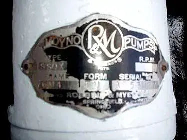 Moyno 6M4 Positive Displacement Pump (10 HP, 8.5 GPM Max)