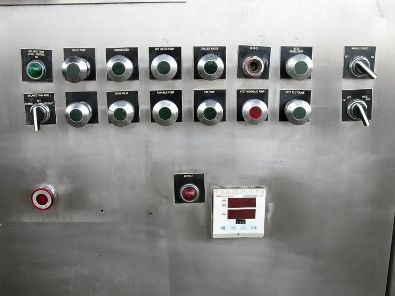 HTST Stainless Steel Panel Control Board