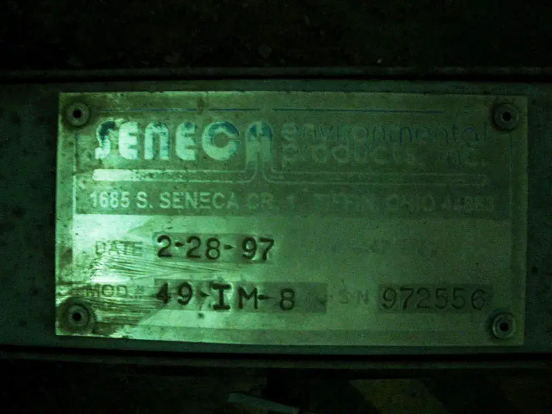 Seneca Environmental Products, Inc. Reverse Jet Dust Collector