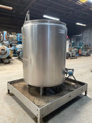 Stainless Steel Jacketed Tank Skid with Controls - 165 Gallon