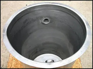 Tanque de acero inoxidable Utensco - 30 galones