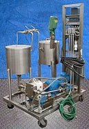 APV R3BS Positive Displacement Pump and Balance Tank Skid