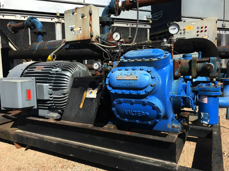 Thermal Care Water Cooled Chiller Skid - 125 HP