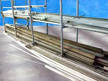 Steel Stock on Shelves