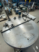 Stainless Steel Jacketed Tank Skid with Controls - 165 Gallon