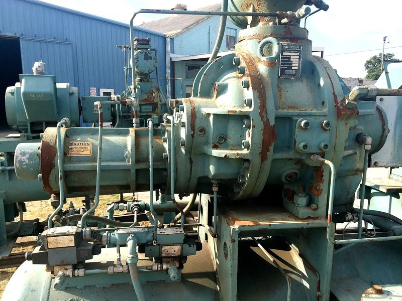 Frick RWB-II-60 Rotary Screw Compressor Package (Frick TDSH163S, 150 HP 230/460 V, Frick Micro Control Panel)